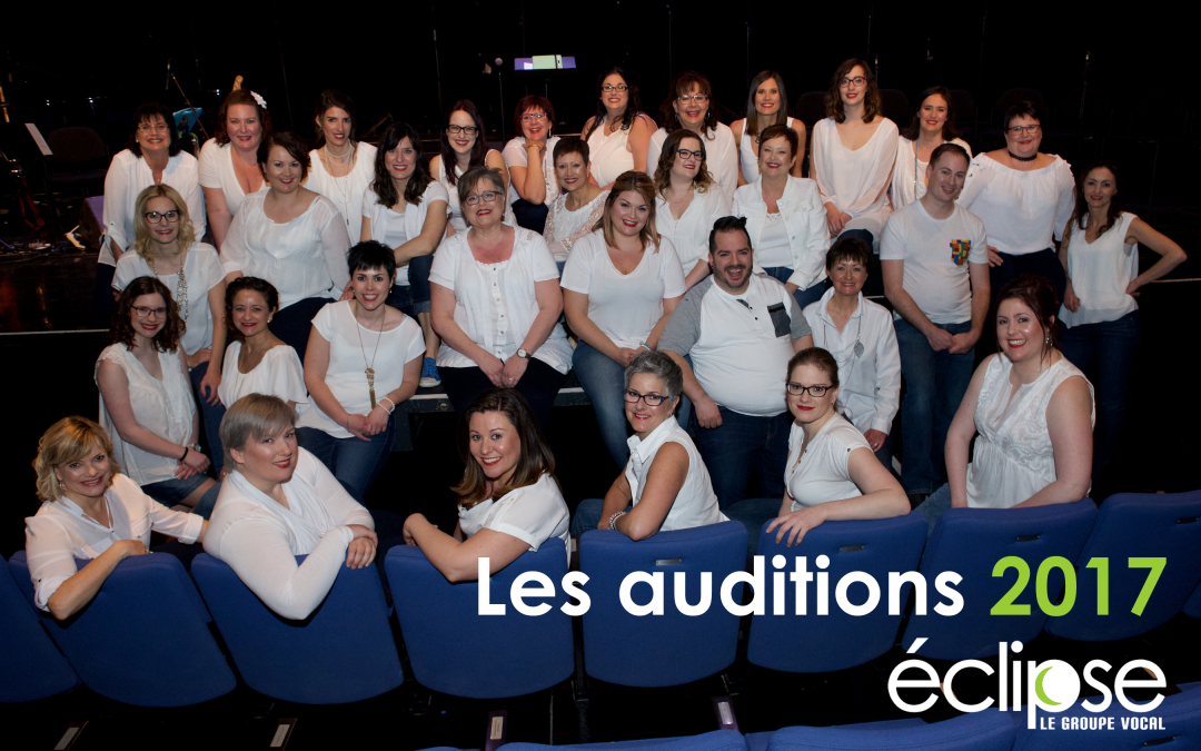 Photo d'Éclipse - le groupe vocal pour les auditions 2017