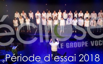 Essayer l’expérience Éclipse – le groupe vocal en prenant part à la période d’essai